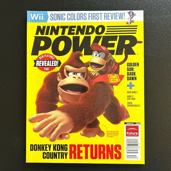 Vintage Nintendo Power Magazine 2010 - Donkey Kong Video Game Gaming Rare 261 - Picture 1 of 16